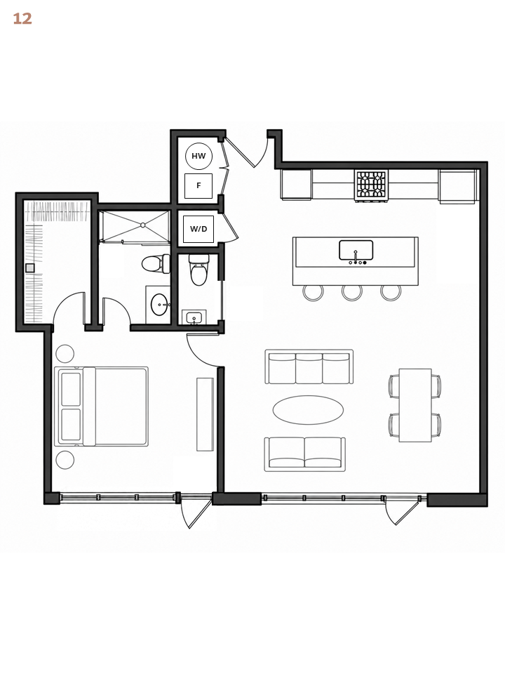 Unit 12 Floor Plan
